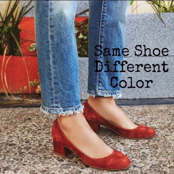 Jeffrey Campbell Bitsie Taupe Leather Perforated Block Heels Size 7 - Picture 11 of 13